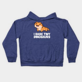 I Raise A Tiny Dinosaur 2 Kids Hoodie